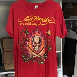 Ed Hardy Rhinestone Tee
